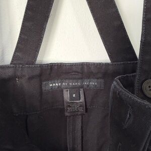 Marc by Marc Jacobs Black Strap Overall Dress